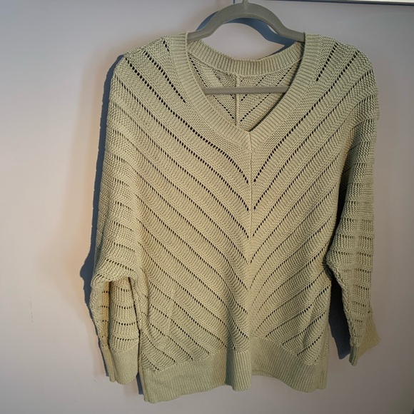 Cotton crop sleeve sweater - Picture 2 of 3